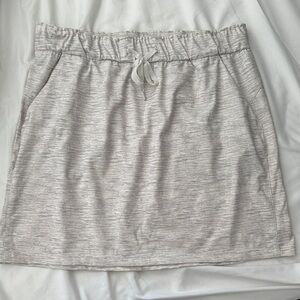 Hilary Radley Light Gray Mini Skirt
